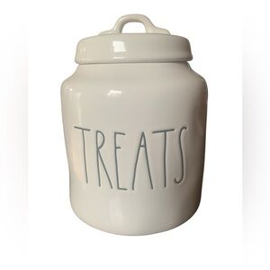 Rae Dunn White Treats Jar